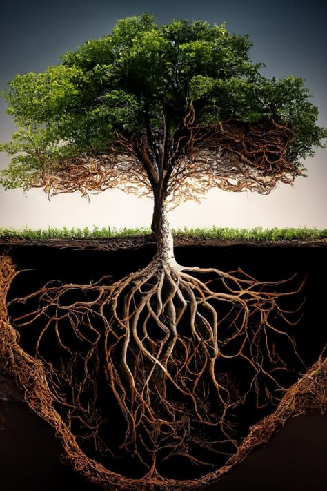 tree planting, climate action, reforestation, green economy Natural Elements Tree, Tree Roots Aesthetic, Oak Tree Roots, Roots Aesthetic, Trees With Roots, Growth Pictures, Tree With Deep Roots, Tree And Roots, Values Art