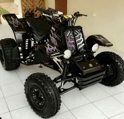 Yamaha Banshee 350 Custom, Banshee Yamaha, Atv Four Wheelers, Disney Cars Wallpaper, Face Gear, Nissan R34, Yamaha Atv, Motocross Love, Four Wheeler