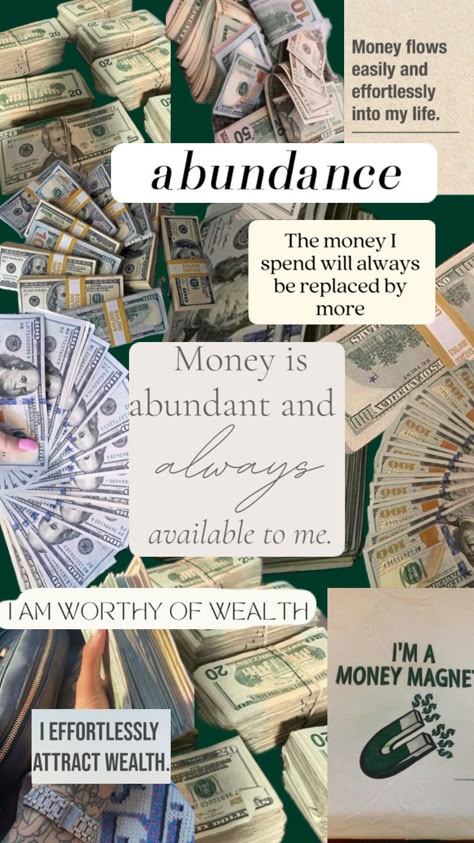 #money #moneyaesthetic #moneymindset I Am Financially Free, Vision Board Themes, Manifesting Board, Vision Board Collage, Business Vision Board, Vision Board Examples, Money Vision Board, Vision Board Wallpaper, Vision Board Goals