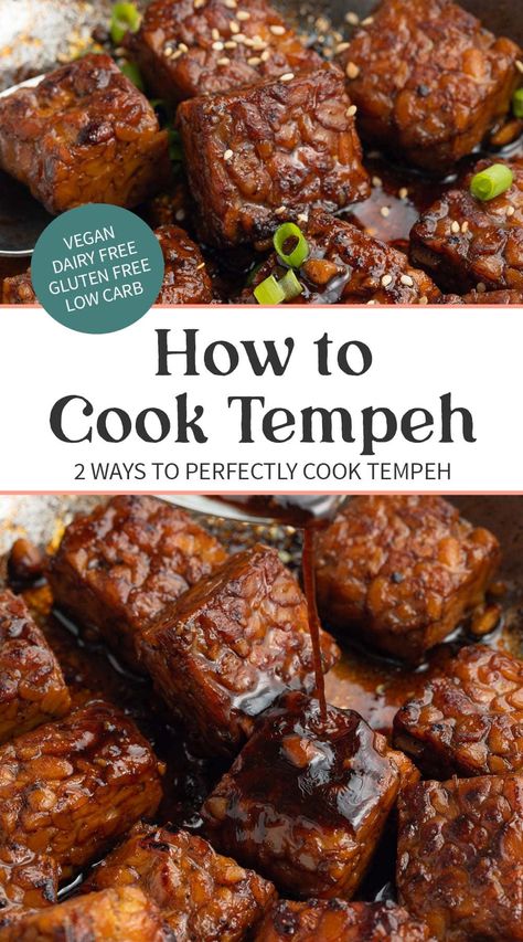 What Is Tempeh, Tempeh Marinade, How To Make Tempeh, How To Cook Tempeh, Marinated Tempeh, Baked Tempeh, Tempeh Recipe, Tempeh Bacon, Tempeh Recipes