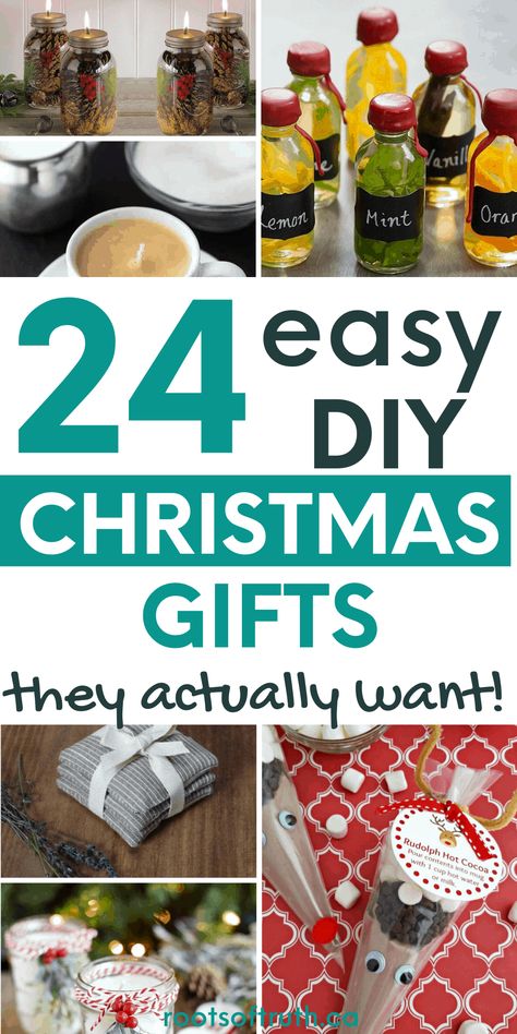 Crafts For Mom Christmas, Christmas Crafts For Craft Shows, Homemade Christmas Gifts For Adults, Cheap Meaningful Christmas Gifts, Homemade Gift Exchange, Easy Homemade Gifts, Frugal Christmas, Diy Christmas Gifts For Family, Easy Diy Christmas Gifts