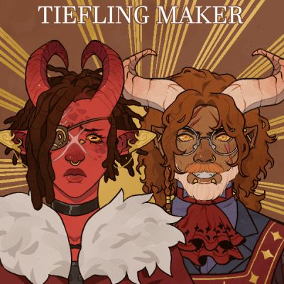 Tiefling Maker｜Picrew How To Draw A Tiefling, Dnd Sorcerer Tiefling, Tiefling Design Ideas, Horn Designs Art, Dnd Character Ideas Art, Dnd Ideas Characters, Teifling Male Character Art, Picrew Fantasy Avatar, My Daemon