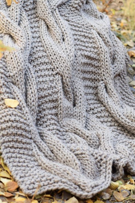 Cable Knit Blanket Pattern – Mama In A Stitch Cable Knit Blanket Pattern, Knitted Throw Patterns, Cable Knit Baby Blanket, Knit A Blanket, Knit Throw Blanket Pattern, Knitting Styles, Mama In A Stitch, Cable Blanket, Cable Knit Blanket