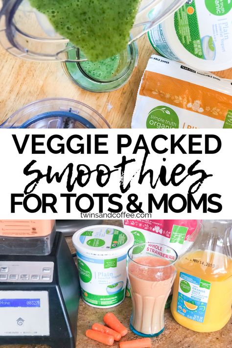 Smoothies For Toddlers, Smoothies With Spinach, Toddler Smoothies, Nutrient Dense Smoothie, Smoothie Recipes For Kids, Veggie Smoothies, Smoothie Fruit, Picky Toddler, Toddler Foods