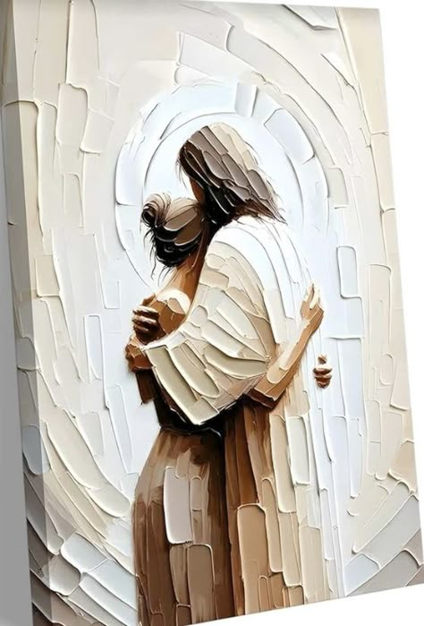 Safe In His Arms, Faith Based Art, Jesus Wall Art, Bible Wall Art, Jesus Artwork, In His Arms, Pictures Of Christ, Christian Artwork, Pictures Of Jesus Christ