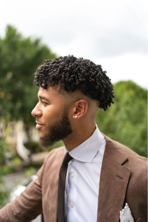 Top 20 Curly Haircuts For Men To Try This Year Curls Black Men Hair, Black Men Haircuts Curly, Black Men Curly Hair, Afro Coils, Curly Hair Black Men, Curly Haircuts For Men, Black Hair Fade, Black Men Curly Hairstyles, Curly Hairstyles For Men