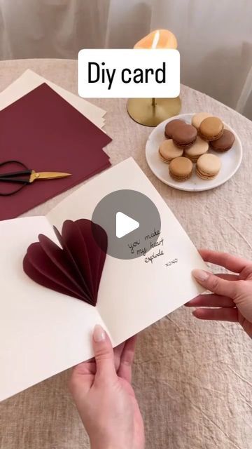 Diy & craft on Instagram: "Make a diy easy card ♠♠♠

#diy #diycrafts #papercrafts #paperflowers #diyideas #surprise #paper #love #cardmaking #grif #surprise #reels #instagram #explore #instagram #instagramreels #ideas #surprisebox #homemade #homemade #day #viralsong #flowers #butterfly #beautiful #diyprojects #diyideas #paperbox #weddinggift" Diy Birthday Greeting Cards For Husband, Diy Birthday Card For Husband, Birthday Card For Husband Diy, Birthday Card For Husband Homemade, Pop Up Birthday Cards Diy Easy, Diy Birthday Cards For Husband, Pop Up Cards Diy Easy, Homemade Anniversary Cards, Cards Diy Easy