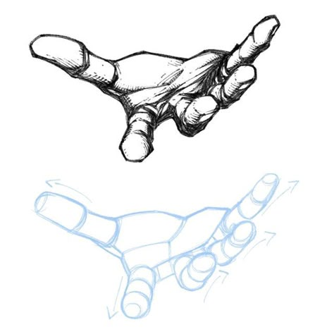 Person Reaching Hand Out Reference, Hand Reach Out Reference, Hand Reaching Out Perspective, Hand Perspective Pose, Hand Front View Reference, How To Sketch A Hand, Beckoning Hand Reference, Arms Reaching Out, Open Hands Reference