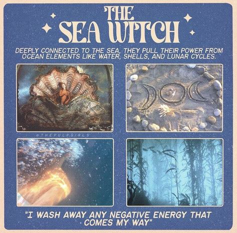 Siren Magic, Secular Witchcraft, Ocean Witch, Water Magick, Journal Witchcraft, Witch Aesthetics, Nature Spirituality, Positivity Art, Cottagecore Halloween