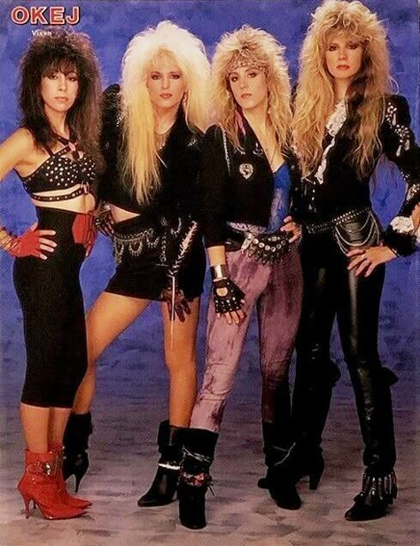 Jan Kuehnemund, Janet Gardner, Glam Rock Outfit, 80s Rock Fashion, 80s Glam Rock, 80s Hair Metal, 80's Hair, 80s Rocker, Look 80s