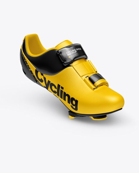 Download Cycling Shoe Mockup In Apparel Mockups On Yellow Images Object Mockups Cycling Shoes Free Psd Design Road Cycling Shoes