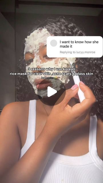 Allthingssimone on Instagram: "Korean skin hack ? Korean rice masks, often part of K-beauty routines, are popular for their potential skin benefits. They typically contain rice extract or rice powder, known for its moisturizing and brightening properties. These masks aim to hydrate the skin, even out the skin tone, and provide a radiant complexion. Additionally, the exfoliating nature of rice can help remove dead skin cells. As with any skincare product, it’s recommended to check the ingredients and do a patch test to ensure compatibility with your skin. Rice masks are believed to have several benefits for the skin. They may help exfoliate, brighten, and hydrate the skin. Rice contains antioxidants and vitamins that can contribute to a healthier complexion. Additionally, the grain’s te Rice Powder For Skin, K Beauty Routine, Rice Mask, Instagram Korean, Korean Rice, Rice Powder, Korean Skin, Skincare Product, Skin Benefits