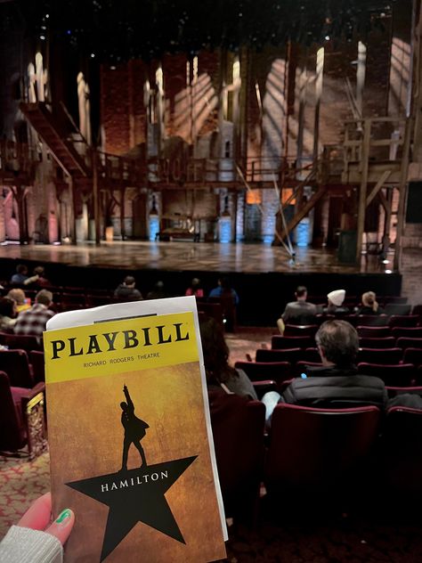 Broadway Astethic, Playbills Aesthetic, Broadway Aesthetic Stage, Broadway Instagram Pictures, Hamilton Broadway Aesthetic, Broadway Show Aesthetic, Broadway Vision Board, Theatre Nerd Aesthetic, Broadway Musical Aesthetic