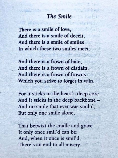 William Blake, The Smile English Love Poems, Blake Poetry, William Blake Poems, Poems By Famous Poets, Old Poetry, Motivational Poems, Prose Poetry, Poems About Life, Famous Poets