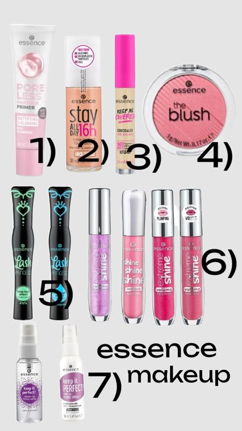 #essence # makeup 💄 Essence Makeup Products, Essence Make Up, Essence Products, Essence Makeup, Makeup List, How To Do Makeup, Top Makeup Products, School Makeup, Affordable Makeup