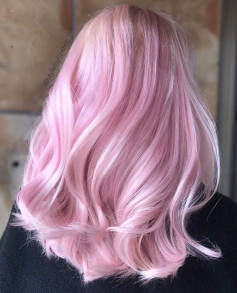 American Salon on Instagram: “cotton candy pink 💗💗💗 @stylebylizette •⁣ •⁣ •⁣ #hairgoals #hairdressermagic #salonlife #hairtrends #hairdresser #haireducation…” Cotton Candy Pink Hair, Light Pink Hair, Cotton Candy Hair, Pastel Pink Hair, Candy Hair, Lilac Hair, Hair Color Pink, Pastel Hair, Hair Dye Colors