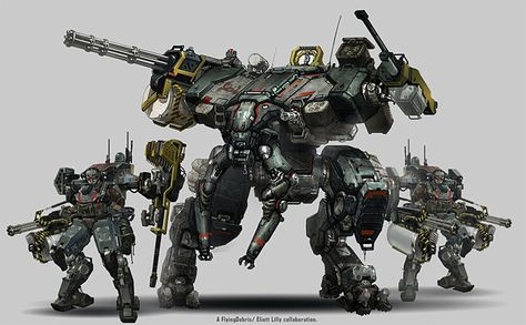 Concept Art World » 50 Exhilarating Mech Concept Designs Mech Suit, Concept Art World, Future Soldier, Armored Core, Arte Robot, Arte Cyberpunk, Power Armor, Giant Robots, Robot Design