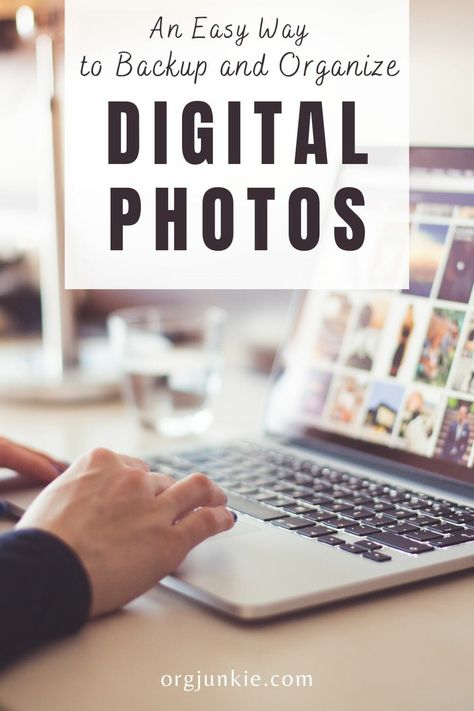 An Easy Way To Backup and Organize Digital Photos Digital Photo Storage, Photo Organization Storage, Scrapbooking Aesthetic, Aesthetic Scrapbooking, Scrapbooking Storage, Organize Photos, Digital Photo Organization, Preserving Photos, Organizing Photos