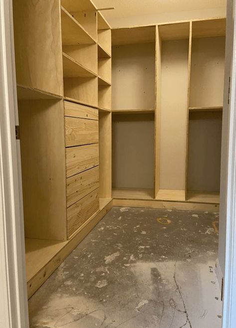 Diy Built In Closet System, Diy Closet System, My Dream Closet, Diy Custom Closet, Closet Makeover Diy, Closet Build, Organization Systems, Closet Organization Ideas, Closet Rods