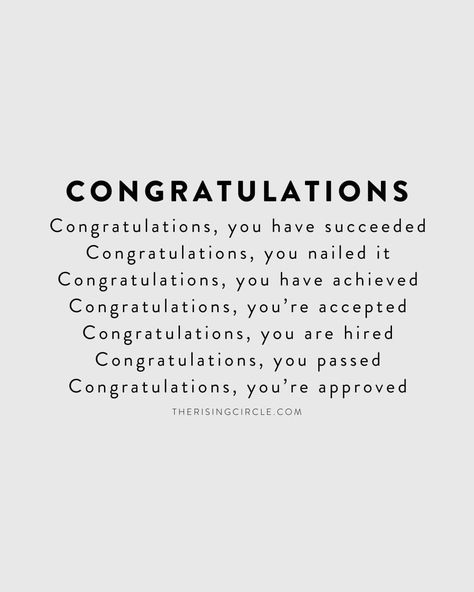 Congratulations Vision Board, I Got The Job Manifest, 2025 Congratulations, Congratulations On Success, Congratulations Email, Congratulations Quotes Achievement, Congratulations Quotes, Self Concept Affirmations, I Got The Job