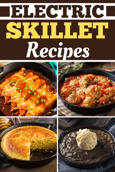 Baking In Electric Skillet, Dash Family Skillet Recipes, Electric Skillet Lasagna, Electric Skillet Dessert Recipes, Baking In An Electric Skillet, Electric Skillet Recipes Dinners Easy, Electric Skillet Meals Dinners, Electric Skillet Breakfast, Electric Skillet Recipes Easy