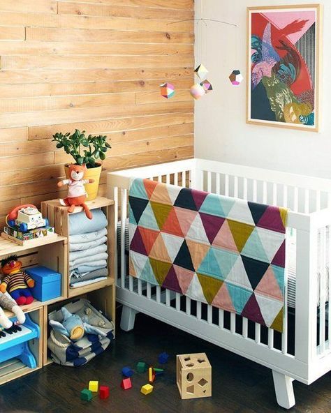 I want my whole house to feel like this! | Parker's Cozy & Colorful Nursery — Apartment Therapy Nursery Tour Gender Neutral Kids Room, Nursery Ideas Boy, Simple Apartments, Neutral Kids Room, Baby Nursery Neutral, Neutral Room, Rooms Ideas, Nursery Colors, Gender Neutral Nursery