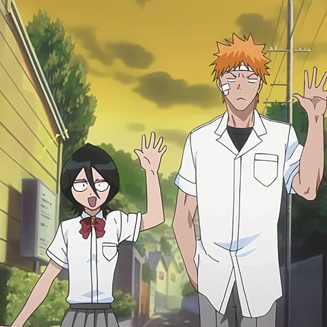 Rukia And Ichigo Matching Icons, Rukia And Ichigo, Rukia Ichigo, Ichigo Cosplay, Bleach Ichigo And Rukia, Kiara And Kovu, Ichigo And Orihime, Ichigo X Rukia, Rukia Bleach