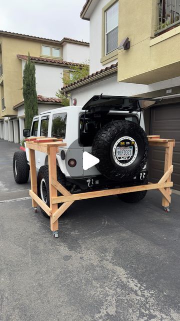 12K likes, 294 comments - papa4lo April 20, 2024: "I’ve showed you how I put it on well this is how you take it off! One person budget rig for removing hard top. . . .". Overlanding Truck, Jeep Top Off, Jeep Diy Projects, Truck Storage Ideas, Decorate Jeep For Halloween, Jeep Tj Mods, Diy Jeep Accessories, Jeep Tj Ideas, Utility Trailer Modifications