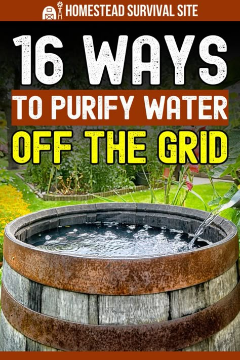 Water Collection System, Water Survival, Survival Skills Emergency Preparedness, Purify Water, Off Grid Survival, Survival Ideas, Survival Skills Life Hacks, Living Off The Grid, Homesteading Skills