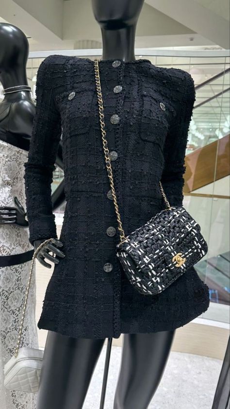 Chanel Aesthetic Clothes, Vintage Chanel Outfit, Chanel Outfit, Chanel Dress, Chanel Fashion, Kpop Fashion Outfits, Stage Outfits, Kpop Fashion, Looks Vintage