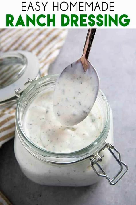 Texas Roadhouse Ranch Dressing Recipe, Texas Roadhouse Ranch Dressing, Restaurant Style Ranch Dressing, Easy Homemade Ranch, Ranch Dressing Recipe Homemade, Salty Marshmallow, Homemade Ranch Seasoning, Tomato Cucumber Salad, Homemade Marshmallow