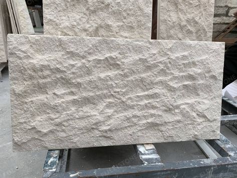 White Limestone Tile | Split face Limestone for Wall - Fulei Stone White Limestone Tiles, Stone Texture Wall, Concrete Paint, Concrete Effect Paint, Exterior Wall Cladding, Stone Wall Design, Stone Wall Cladding, Limestone Wall, Lime Paint