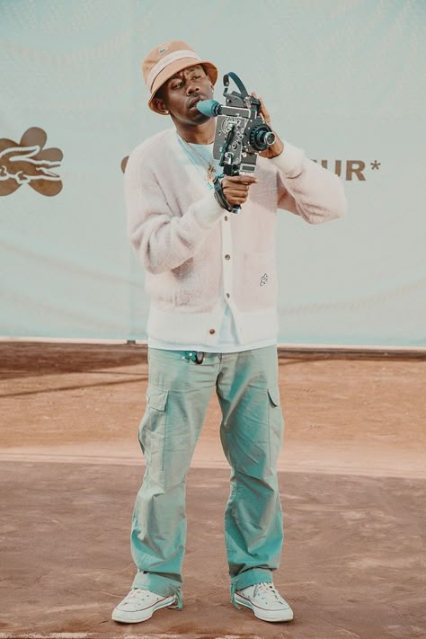 Tyler The Creator Fashion, Tyler The Creator Outfits, Wolf Haley, Tyler The Creator Wallpaper, Odd Future, Flower Boy, Golf Wang, T Baby, Golf Fashion