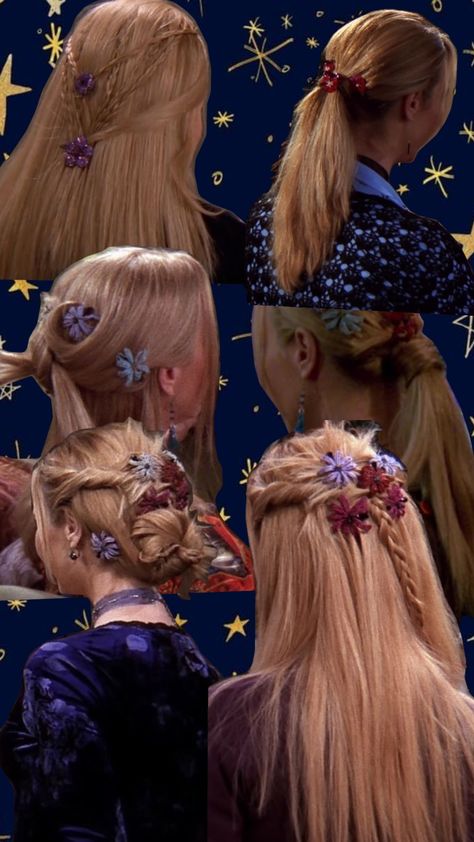 Phoebe's hairstyles ☺ Pheobe Buffay Hair Hairstyles, Phoebe's Hairstyles, Phoebe Buffay Hairstyles, Phoebe Buffay Hair, Whimsy Goth, Phoebe Buffay, Creative Hairstyles, Material Girl, Costumes Halloween