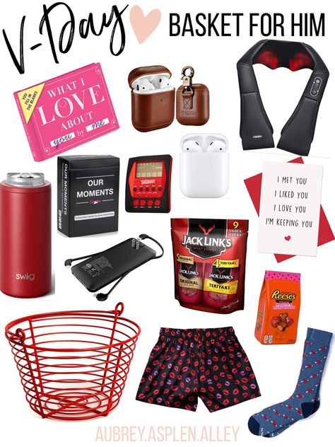 Man’s Valentines Gift, Things To Get Men For Valentines Day, Small Valentines Gifts For Him, Cute Valentines Ideas For Him, Valentines Gift For Boyfriend 2024, Simple Valentines Day Gifts For Him, Valentine’s Day Gift Basket Ideas For Him, Valentines Basket For Wife, Man Basket Ideas Valentines Day