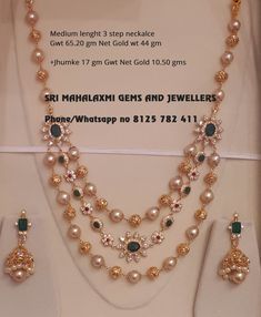 Pearl Jewelry Design Simple, Ramparivar Haram Designs, Gold Pearl Jewelry Necklace, Latest Jewellery Designs, Choker Necklace Designs, Pearl Jewelry Design, Gold Jewelry Simple Necklace, Beautiful Gold Necklaces, Gold Necklace Indian Bridal Jewelry