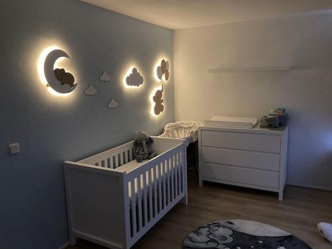 Charming set of 4 baby room light will brighten up your baby's room. Baby night light set  features an endearing elephant design and provides a soft, comforting light perfect for nighttime.  Ideal for adding a personalized touch to your nursery or as a thoughtful baby shower gift. Nursery lighting such as cloud lamp, elephant nursery decor can be perfect custom baby gift.  #### If you select the '4 Lamps Full Set' Option, Nursery lamp set includes; Elephant Wall Lamp, Balloons Wall Light, Cloud Nursery Cloud Theme, Elephant Nursery Ideas, Boy Nursery Ideas Themes, Cloud Baby Room, Cloud Themed Nursery, Cloud Nursery Theme, Nursery For Boys, Elephant Baby Room, Baby Boy Nursery Wall Decor