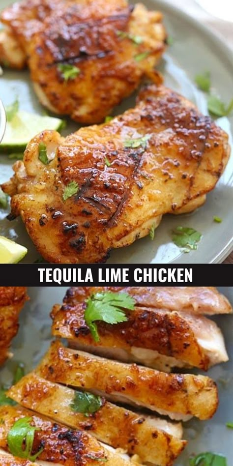 Tequila Lime Chicken Recipe, Tequila Chicken, Chicken Lime, Tequila Lime Chicken, Lime Chicken Recipes, Amazing Chicken, Chicken Crockpot, Lime Chicken, Marinated Chicken