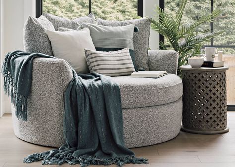 Oversized Chair Living Room, Circular Chair, Oversized Accent Chair, Round Swivel Chair, Nest Chair, Big Comfy Chair, Circle Chair, Cuddle Chair, Oversized Chair