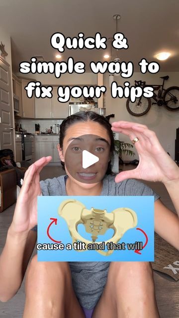 Hip Impingement Symptoms, Realign Hips At Home, Lower Back And Hip Pain Relief, How To Realign Hips, How To Pop Your Hip Back Into Place, Hip Pain Relief Stretching, Realign Hips, Hip Rotation Exercises, Hip Exercises For Pain