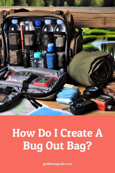 Learn how to create a bug out bag for emergencies with essential supplies and tips. Stay prepared for any situation that comes your way! Bug Out Bag Essentials, Bug Out Kit, Everyday Carry Bag, Navigation Map, Waterproof Matches, Lightweight Tent, Emergency Shelter, Emergency Plan, Tactical Backpack