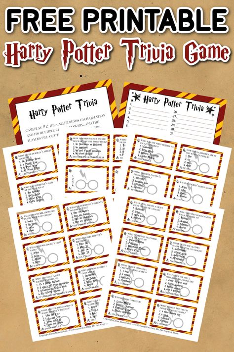 Harry Potter Quiz Printable, Harry Potter Christmas Activities, Harry Potter Trivia Questions Printable, Harry Potter Trivia Night, Moaning Myrtle Printable, Book Trivia, Harry Potter Trivia Questions, Floo Powder, Harry Potter Trivia