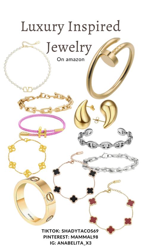 Expensive Bracelets, Popular Jewelry Trends, Amazon Jewelry, Replica Jewelry, Trending Bracelets, Gold Earrings For Women, Chunky Hoop Earrings, Luxury Bracelet, Basic Jewelry