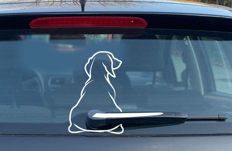 Car Sticker Ideas, Cool Car Stickers, Auto Sticker, Car Interior Diy, Car Life Hacks, Cricut Maker 3, California Camping, Car Wiper, Dog Decals