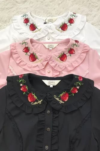 Strawberry Outfit, Strawberry Aesthetic, Embroidered Shorts, Sweet Lolita, J Fashion, Online Dress Shopping, Kawaii Clothes, Lolita Dress, Online Sale