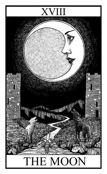 Imgur: The most awesome images on the Internet Tarot Tattoo, The Moon Tarot Card, The Moon Tarot, 카드 디자인, Tarot Cards Art, Art Carte, Tarot Art, Cards Art, Major Arcana