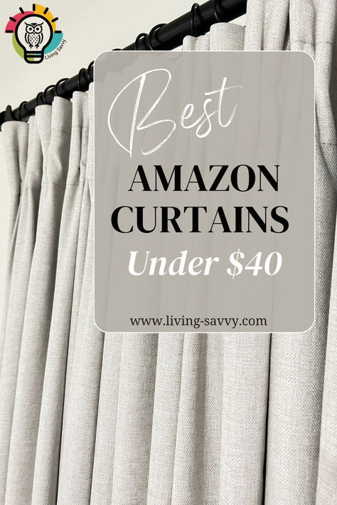 best Amazon Curtains under $40 Affordable Curtains Target, Viral Amazon Curtains, Cheap Curtain Ideas, Amazon Prime Shopping Drapes Beige, Amazon Drapes, Curtains Amazon, Amazon Curtains, Room Darkening Curtains Bed Bath & Beyond, Modern Drapes Living Room Bed Bath & Beyond