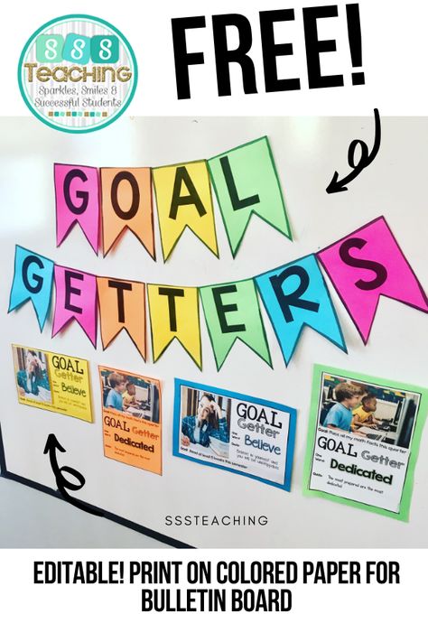 Wig Boards Leader In Me, Goal Setting Classroom Display, Classroom Goal Setting Bulletin Boards, Goals Bulletin Board Elementary, Class Goals Display, Ar Goals Bulletin Board, Kindergarten Goal Setting Bulletin Board, Goal Getters Bulletin Board Ideas, We Are Goal Getters Bulletin Board