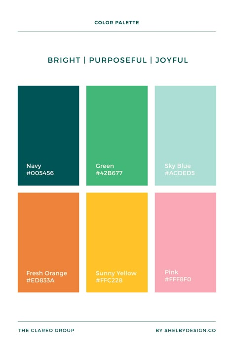 Bright Colour Combos, Modern Design Color Palette, Modern Colour Palette Branding, Bold Modern Color Palette, Joy Color Palette, 6 Colors Palette, Millenial Colour Palette, Active Color Palette, Bright Pallete Color