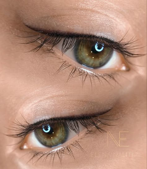 Lash Line Enhancement Tattoo, Subtle Winged Eyeliner, Permanent Eyeliner Styles, Eyeliner Permanent Makeup, Semi Permanent Eyeliner, Mircoblading Eyebrows, Permanent Makeup Eyeliner, Permanente Make-up, Bentuk Alis